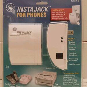 GE 96595 InstaJack for Phones Model TL96595 Wireless/Corded Phones Fax